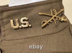 Post WWI U. S. M1924 Spec 8-31 Winter Service Coat. F Trp 13th Cavalry Regiment