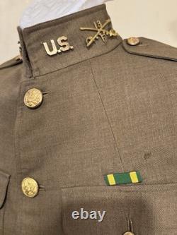 Post WWI U. S. M1924 Spec 8-31 Winter Service Coat. F Trp 13th Cavalry Regiment