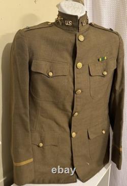Post WWI U. S. M1924 Spec 8-31 Winter Service Coat. F Trp 13th Cavalry Regiment