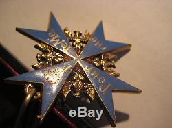 Pour le Merite imperial WWI medal knight cross highest medal in old Wilm case