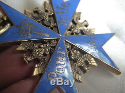 Pour le Merite imperial WWI medal knight cross highest medal stamp Godet in case