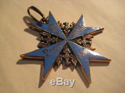 Pour le Merite knight cross WWI highest prussia award blue max Godet medal rare