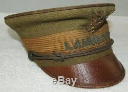 Pre/Early WW1 Period Named U. S. Army Cadet Visor Hat-LAMBERTON