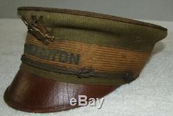 Pre/Early WW1 Period Named U. S. Army Cadet Visor Hat-LAMBERTON