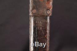Pre-WWI Springfield 1903 Rifle RIA M1905, 1907 Marked Bayonet & 1906 Scabbard