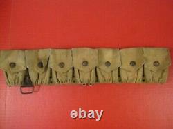 Pre-WWI US Army M1903 Mills Cavalry Cartridge Belt Rimless Eagle Snaps XLNT #2