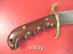 Pre-WWI US Army M1904 Hospital Corps Knife SA 1910 withLeather Scabbard RIA 1911