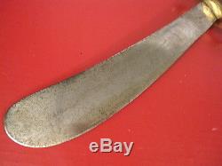 Pre-WWI US Army M1904 Hospital Corps Knife SA 1912 withLeather Scabbard RIA 1912