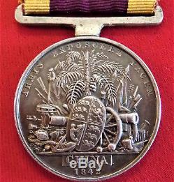 Pre Ww1 British Army 1842 China Opium War Campaign Medal Madras Artillery