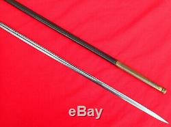Pre Ww1 Era 1890 Imperial Prussian Officers Triple Etched Sword German Empire