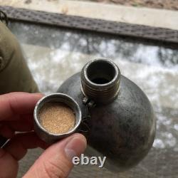 Pre Wwi Us Army Military M1910 Lathe Spun Seamless Aluminum Canteen Rare