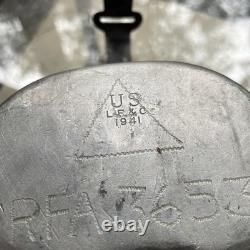 Pre Wwi Us Army Military M1910 Lathe Spun Seamless Aluminum Canteen Rare