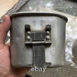 Pre Wwi Us Army Military M1910 Lathe Spun Seamless Aluminum Canteen Rare