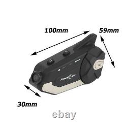 R1 1080P HD Camera Motorcycle Waterproof WiFi Bluetooth Helmet Headset Intercom