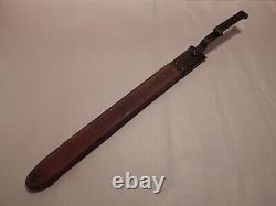RARE 1st type 1906 leather scabbard Springfield Model 1905 M1905 16 bayonet WWI
