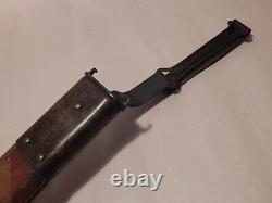 RARE 1st type 1906 leather scabbard Springfield Model 1905 M1905 16 bayonet WWI