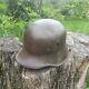 RARE CASQUE ALLEMAND M18 1GM WW1 helm helmet german stahlhelm D'ORIGINE SUPERB
