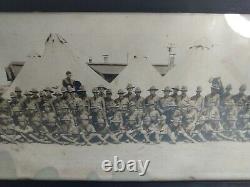 RARE Long 48 WW1 Panoramic Photo US Army CAMP MEADE MD CO K 12th Inf CMTC