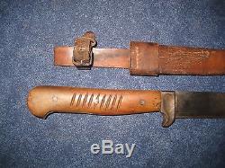 Rare Maker German Ww1 Herm Konejung Solingen Marked Trench Knife