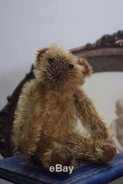 RARE SIZE 5.5 Antique 1914/1918 WWI Farnell Mohair'Soldier' Mascot Teddy Bear