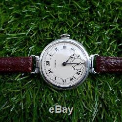 Rare Vintage Large Size Gents Military Ww1 Rolex Trench Watch In Great Condition
