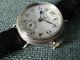 Rare Vintage Mens Eberhard Silver Cased Officers Trench Watch From Circa Ww1
