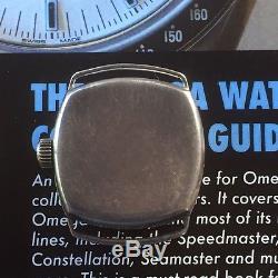 RARE! Vintage WWI Era 1918 Omega Watch Original Porcelain Dial Silver Case Runs+