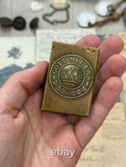 RARE WW1 Diary Grouping Original Missing in Action Combat AEF Veteran Souvenirs