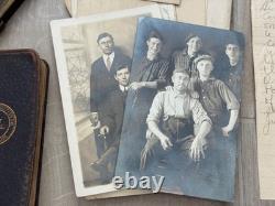 RARE WW1 Diary Grouping Original Missing in Action Combat AEF Veteran Souvenirs