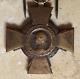 RARE! WW1 FRENCH COMBATANT'S CROSS 1914-1918 with ORIGINAL RIBBON