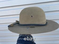 RARE WW1 John B Stetson US Army Sergeant hat with acorns in box UNWORN
