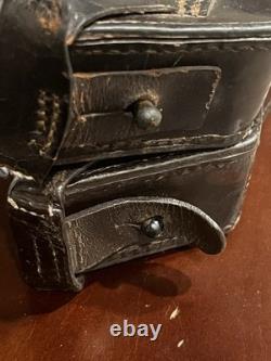 RARE! WW1 Manlicher M1888 Austria Hungry Germany Ammo Pouch Lot Of Two Great War