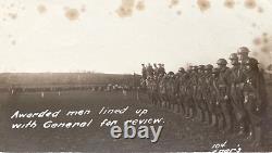 RARE! WW1 US 29TH INF. DIV. 104TH ENGR'S withGENLS FRANCE ID'd PHOTO