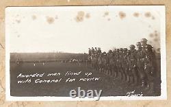 RARE! WW1 US 29TH INF. DIV. 104TH ENGR'S withGENLS FRANCE ID'd PHOTO