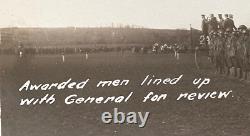 RARE! WW1 US 29TH INF. DIV. 104TH ENGR'S withGENLS FRANCE ID'd PHOTO