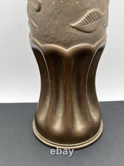 RARE WWI 1914 British 18 PR Artillery Shell Trench Art 11 Vase VSM WELL MARKED