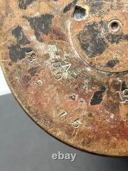 RARE WWI 1914 British 18 PR Artillery Shell Trench Art 11 Vase VSM WELL MARKED