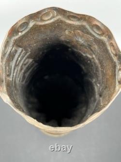 RARE WWI 1914 British 18 PR Artillery Shell Trench Art 11 Vase VSM WELL MARKED