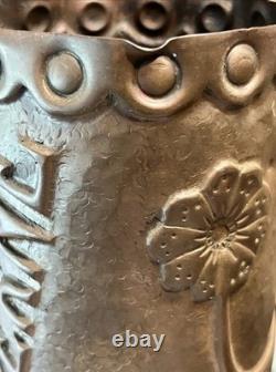 RARE WWI 1914 British 18 PR Artillery Shell Trench Art 11 Vase VSM WELL MARKED