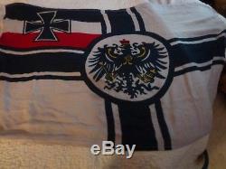 RARE. WWI, 1915. KRIEGSMARINE, German Flag, IMPERIAL NAVY. ATTIC FRESH. Original