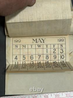 RARE WWI 36th Division Topographical 111th Engineers 1919 CALENDAR March -August