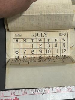 RARE WWI 36th Division Topographical 111th Engineers 1919 CALENDAR March -August