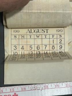 RARE WWI 36th Division Topographical 111th Engineers 1919 CALENDAR March -August