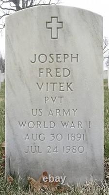 RARE WWI AEF Siberia ID Tag 31st Infantry Polar Bears Joseph Fred Vitek
