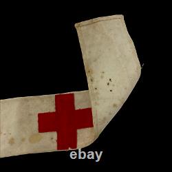 RARE WWI Heavily Used A. E. F. Or B. E. F. Soldier Medic Armband Front Line Trench