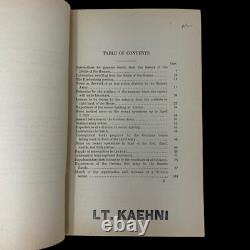 RARE! WWI July 1917 Lt. Kaehni A. E. F. Battle of the Somme CONFIDENTIAL Intellige