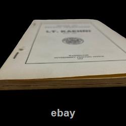 RARE! WWI July 1917 Lt. Kaehni A. E. F. Battle of the Somme CONFIDENTIAL Intellige