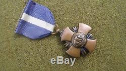 RARE WWI US Navy Marine Corps USMC medal for Heroism 3 piece construction