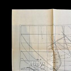 RARE World War I Battle of Cantigny 28th Infantry 1st Division Western Front Map