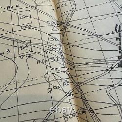 RARE World War I Battle of Cantigny 28th Infantry 1st Division Western Front Map